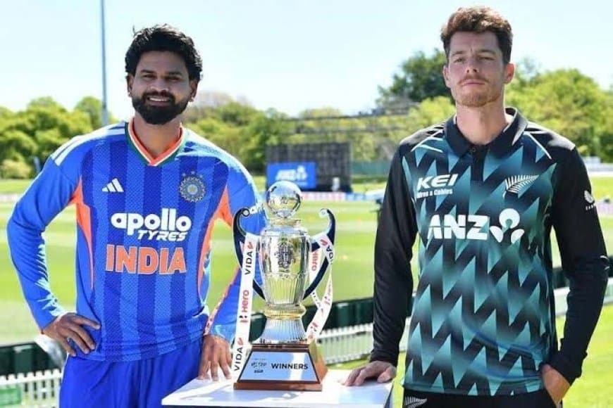 टी-20: भारत ने टॉस जीतकर गेंदबाजी चुनी... न्यूजीलैंड के खिलाफ 2 बदलाव, वैभव सूर्यवंशी को मौका नहीं टी-20: भारत ने टॉस जीतकर गेंदबाजी चुनी... न्यूजीलैंड के खिलाफ 2 बदलाव, वैभव सूर्यवंशी को मौका नहीं